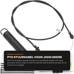 Dailygoods- Stuurkabel GY22387 - Voor John Deere 100-serie - Lengte 196,5 cm - Geschikt voor grasmaaiers - Onderdeelnummer PC10441 - PC11755 - PC12155 - Kabel — thumbnail 1