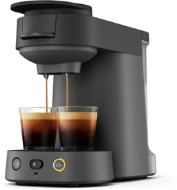 Philips Senseo Vibe Koffiepadmachine CSA225/60 - Compact - Keuze uit 1 of 2 Kopjes - Instelbare Intensiteit - Automatische Uitschakeling - Donkergrijs — thumbnail 1