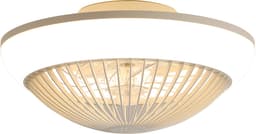 FloraGrace Ventilator – 38 cm Plafondventilator Met Verlichting – ABS – Wit – Dimbaar RGB Licht, Afstandsbediening, Timer En Omkeerbaar — thumbnail 1