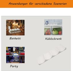 Thijox - Set van 2 witte flessenrekken voor koelkast, multifunctionele drankblikrekken, kunststof flessenhouders, wijnrekken, ideaal voor keuken, fees — thumbnail 3