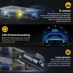 SP® Dashcam - Dashcam voor Auto - Dashcam voor En Achter - Zwart - 5cm x 10cm x 4cm — thumbnail 5