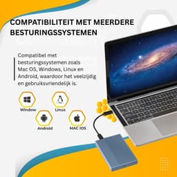 Zavio® Externe Harde Schijf - Harde Schijf Extern - Externe Harde Schijven — thumbnail 4