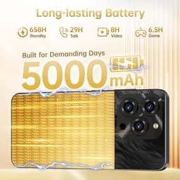 OUKITEL C3 Smartphone 4G-5000mAh-16GB RAM-128GB ROM-13MP camera-6,52" HD-Android 14-Dual 4G-OTG-GPS — thumbnail 2