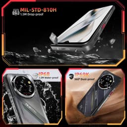 OUKITEL WP62 5G Rugged Smartphone-11000mAh-48GB RAM-512GB ROM-108MP camera- Android 15-IP68/IP69K-OTG — thumbnail 2