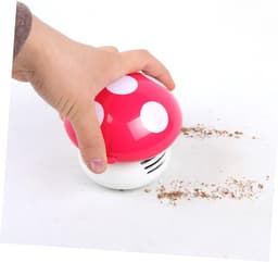 Efficiënte Mini Handstofzuiger Nat en Droog, Draagbare Schrobber voor Keukenbladen, Tafels en Kantoor, Laag Geluid, Eenvoudig Te Reinigen（Oranje） — thumbnail 4