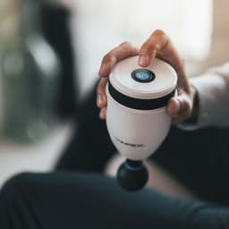 SnelShoppen - Ultracompact massagepistool voor spierherstel, draadloos, lichtgewicht, ideaal voor sporters, reizen, thuisgebruik, ergonomisch ontwerp, — thumbnail 4
