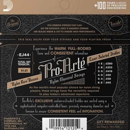 D'addario EJ44 | Klassieke gitaar snaren | Pro arte | Extra Hard | Silver plated — thumbnail 3