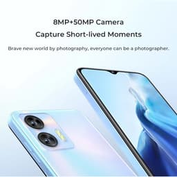 OUKITEL C35 Smartphone 4G - 24 GB (12+12) RAM / 256 GB ROM - 6,56" HD - 50 MP - 5150 mAh - Android 13 - GPS - Blauw — thumbnail 2