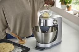 Keukenmachine - Mixer Kom - Bakken en Koken - Inclusief Weegschaal - 4.3L Kom - Zilver — thumbnail 3