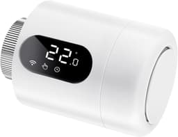 Radiator Thermostaat - Slimme Kraan - Energie Besparen - App Bediening - ±1 Graad Nauwkeurig - Wit — thumbnail 1