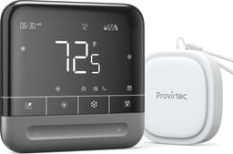 Slimme thermostaat - Energiebesparend huis - Temperatuur regelen - 7 dagen programmeerbaar - 395 inch scherm - Zwart — thumbnail 1