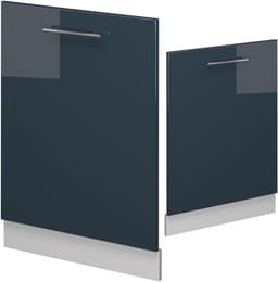 Vaatwasserpaneel - Keukenfront - Keuken Inrichten - Soft-close scharnieren - 60 cm breed - Donkerblauw hoogglans — thumbnail 5