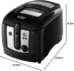 Friteuse - Frituurpan - Lekker Frituren - Snelle Opwarming - 3 Liter - Zwart — thumbnail 5
