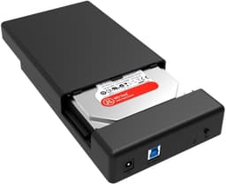 Let op type!! ORICO 3588US3 USB 3.0 Type-B 2.5 / 3.5 inch SSD / SATA HDD harde schijf behuizing voor Laptop Computer Desktop PC (zwart) — thumbnail 1