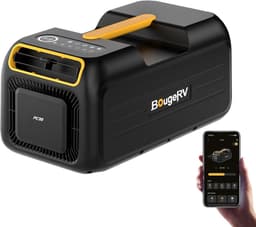 Mobiele airco 3500 BTU met app bediening, draagbare airconditioner, 5-in-1 koeling voor camping, camper en caravan — thumbnail 1