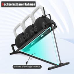 Hefplatform Tuinmachine - Hulpmiddel Onderhoud - Reparatie en Reiniging - 400 kg Draagkracht - 11.5-77 cm - Zwart — thumbnail 4