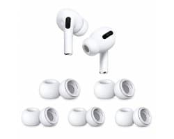 Oordopjes Voor AirPods Pro - 5 Paar - S - AirPods Pro Ear Tips Vervanging - AirPods Pro Gen 1 en 2 - Wit