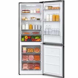 Heinner HCNF-HM400DINVDGE++ Koel-vriescombinatie – 400 L – No Frost – Dual Inverter – Touchbediening met LED-display – Super Freeze – Holiday-funergiectie – Open-deur Alarm – Kinderslot – Antracietgrijs – 5 Jaar Garantie — thumbnail 3
