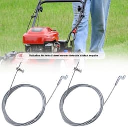 Gaskabel 2000 mm - Flexibele Kabel - Z-haak Motorremkabel - Staal - Diameter 1,5 mm - Duurzaam en Sterk — thumbnail 3