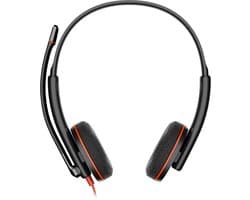 HP Poly Blackwire 3220 Stereo - USB-C - zwart - Skype, Cisco, Jabber, Avaya, UC Certified
