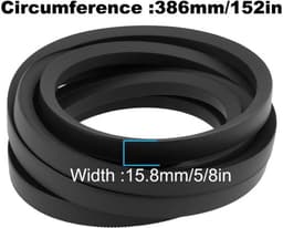 V-riem 5/8''x152'' - Compatibel met Scag/Husqvarna - Duurzaam materiaal - Slijtvast - Stabiliteit - Verbeterde werking - Grasmaaierriem — thumbnail 4