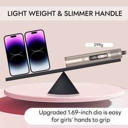 6-in-1 Haardrogerborstels met LCD-scherm, 110.000 t/min Heteluchtborstel met One-touch cool breeze, Automatische Luchtkrultang, Krulvolumeborstel, Auto-Wrap Airstyler, Haarstyler, Hairstyler — thumbnail 3