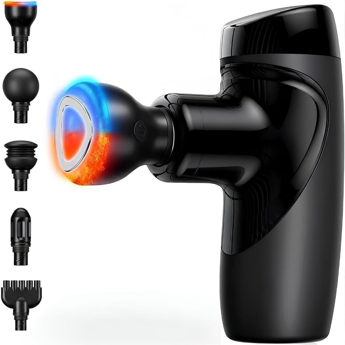 Lìon® Masage Gun - Draadloze Massage Gun - Spiermassage Apparaat - Zwart - 14cm x 9cm x 5cm — afbeelding 1