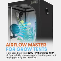 Ventilator met EC-motor - Recirculatieventilator 20 cm - 10 standen - stille luchtcirculatie - 560 m³/u — thumbnail 4