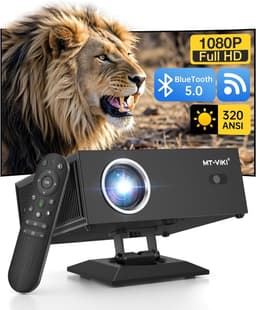 4K Projector - Wit - 18000 Lumen Helderheid - Autofocus en Auto Trapeziumcorrectie - Voor Thuisbioscoop — thumbnail 2