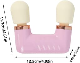 Percussie Massagepistool - Crèmegeel - Dubbele Massagekop - Stille Werking - Voor Atleten en Drukke Professionals — thumbnail 3