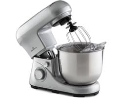 Keukenmachine Mixer - Bakmachine Deegmachine - Koken Bakken - Planetair Roersysteem - 5 Liter Kom - Zilver