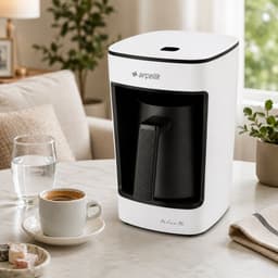 Arçelik TKM 3341 Telve-X Turkse koffiemachine - 5 kopjes - 580 W - Wit — thumbnail 3