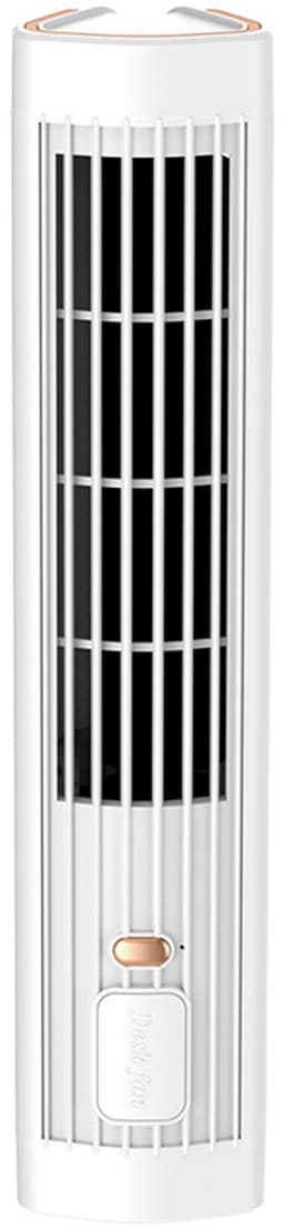 Stille oplaadbare bureauventilator met instelbare luchtstroom, koelventilator van ABS materiaal voor kantoor en slaapkamer — thumbnail 1