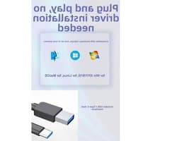 Externe schijf - Optische drive - Data opslag - 7-in-1 hub - 155 mm - Zwart