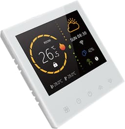 Slimme Thermostaat - Digitale Temperatuurregelaar - Verwarming Regelen - WiFi Afstandsbediening - 5-35°C - Wit — thumbnail 3