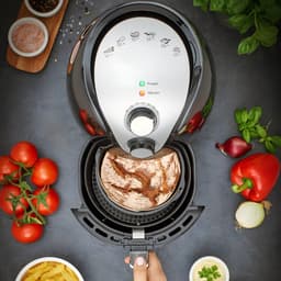 SNJY® Mini Airfryer - Airfryer Klein - Camping Airfryer - 9-in-1 - 3,6 Liter - 1500W - Zwart — thumbnail 2