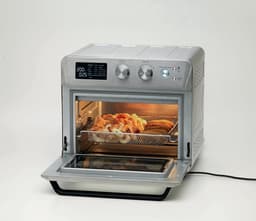 Oven Airfryer - Heteluchtoven Multifunctioneel - Gezond Koken - 15 Kookfuncties - 25 Liter - Zilver — thumbnail 3