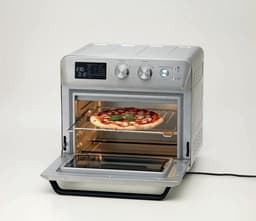 Oven Airfryer - Heteluchtoven Multifunctioneel - Gezond Koken - 15 Kookfuncties - 25 Liter - Zilver — thumbnail 4