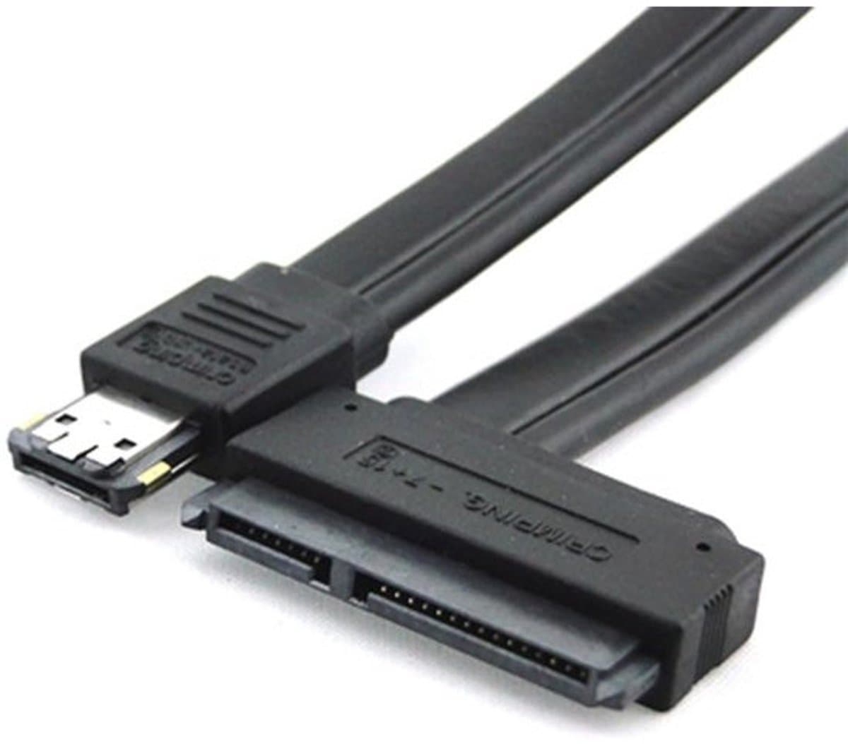 Dual Power 12V en 5V eSATAp naar SATA-kabel voor 2,5 en 3,5 inch harde schijven — afbeelding 1