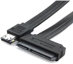 Dual Power 12V en 5V eSATAp naar SATA-kabel voor 2,5 en 3,5 inch harde schijven — thumbnail 1