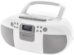 Soundmaster SCD7800WE - Boombox met DAB+/FM-radio, CD, MP3, USB en cassettespeler, wit — thumbnail 5