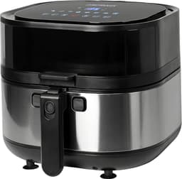 Heteluchtfriteuse - Airfryer Oven - Gezond Koken - Automatische Roerschep - 7.2 Liter - Zwart — thumbnail 2