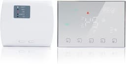 Slimme Thermostaat - Verwarming Controller - Energie Besparen - Draadloze RF Verbinding - 2x AA Batterij - Wit — thumbnail 1