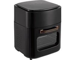Heteluchtfriteuse XXL - Airfryer Oven - Gezond Frituren - Touchscreen Bediening - 15 Liter - Zwart