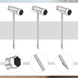 Bougiesleutel set van 3 - T-vormige staal - 13 x 19 mm - voor motorzaag en grasmaaier - ShopVlot — thumbnail 2