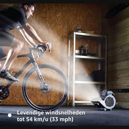 VALI® Ventilator - Industriële Grondventilator - Krachtige Luchtcirculator - Zwart - 33cm x 32cm x 27cm — thumbnail 4