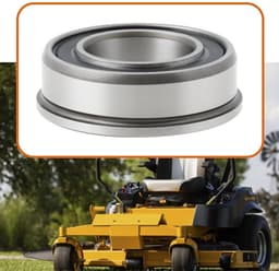 SnelShoppen - 2Stuks Grasmaaier Voorwiel Lager 604845 19x35/38x13mm Compatibel met Diverse Grasmaaiers — thumbnail 5