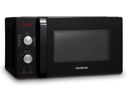Magnetron Zwart - Oven Combimagnetron - Snel Eten Opwarmen - Keramische Binnenruimte - 20 Liter - Zwart