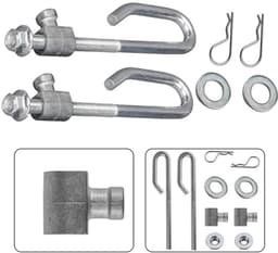 Decklift Hangstang-set - Vervangt onderdeelnummers GX24864/GX21718 - Compatibel met E-serie en D-serie - Hoge kwaliteit - Voor diverse modellen - Inclusief bevestigingsmaterialen - Hefframe — thumbnail 5