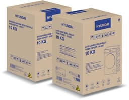 HYUNDAI - Daily Wash Wasmachine – 10 kg – 1400 toeren – 12 programma's – Energieklasse A – Wit — thumbnail 5